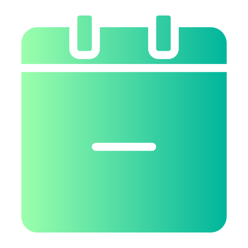 hora y fecha Generic gradient fill icono