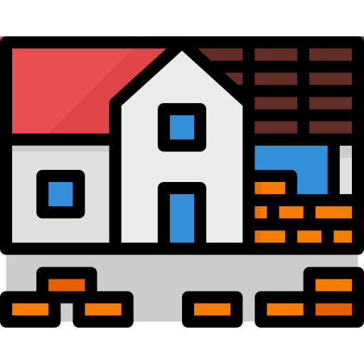 House Aphiradee (monkik) Lineal Color icon