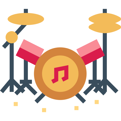 ドラム Smalllikeart Flat icon