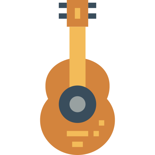 gitaar Smalllikeart Flat icoon