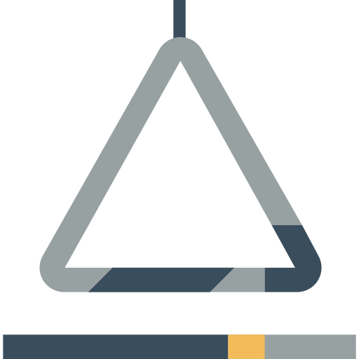 trójkąt Smalllikeart Flat ikona