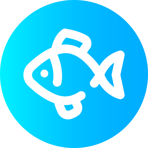 Pescado Super Basic Omission Circular icono
