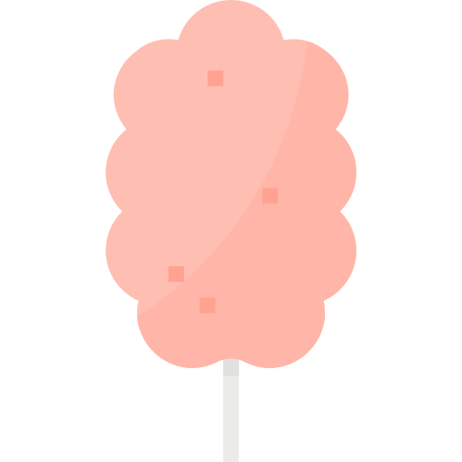 Cotton candy Aphiradee (monkik) Flat icon