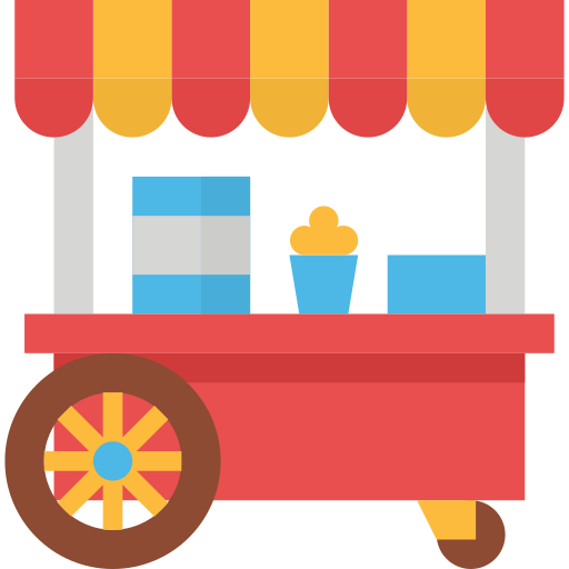 Food cart Aphiradee (monkik) Flat icon