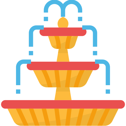 Fountain Aphiradee (monkik) Flat icon