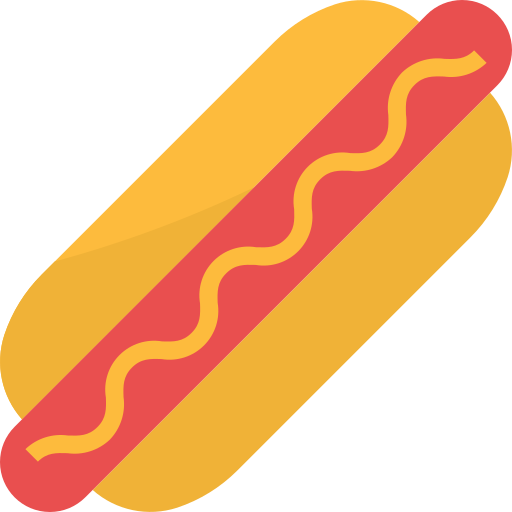 hotdog Aphiradee (monkik) Flat icoon