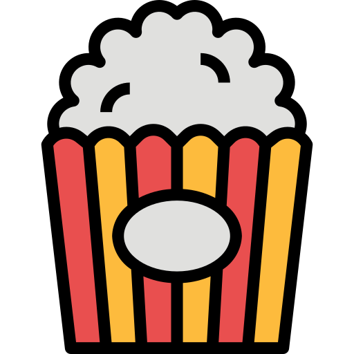 popcorn Aphiradee (monkik) Lineal Color icona