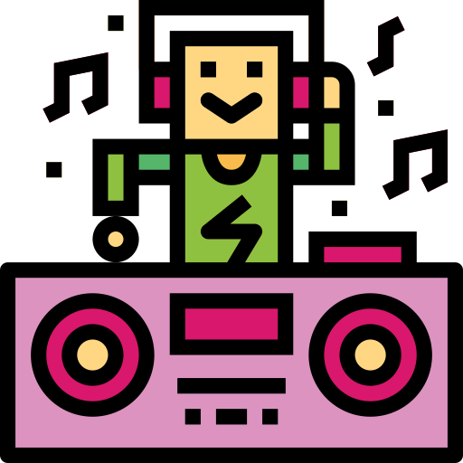 DJ Smalllikeart Lineal Color icono