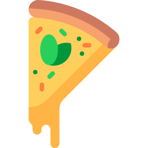 кусок пиццы Special Flat иконка