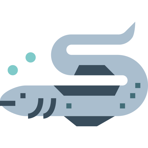 Eel Smalllikeart Flat icon