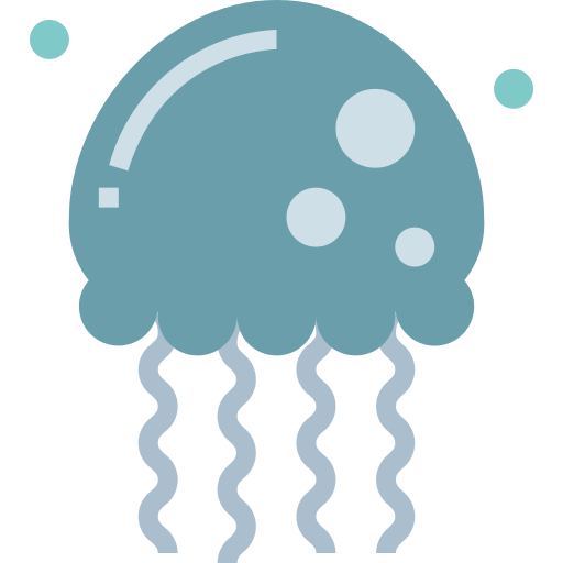 クラゲ Smalllikeart Flat icon