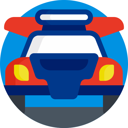 auto Detailed Flat Circular Flat icon