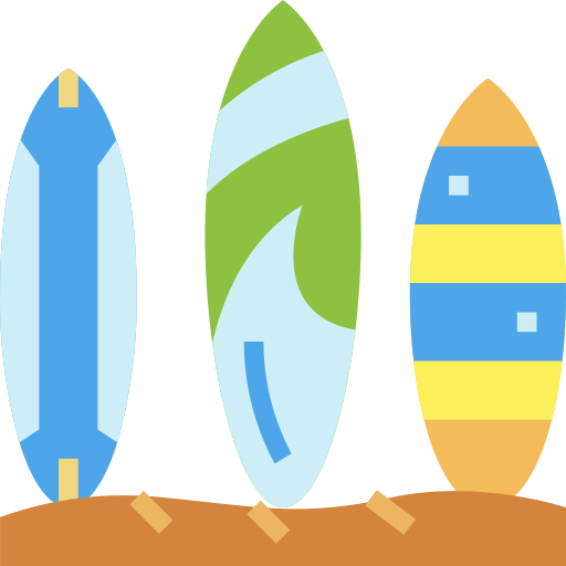 Tabla de surf Smalllikeart Flat icono