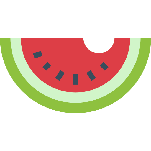 Watermelon Smalllikeart Flat icon