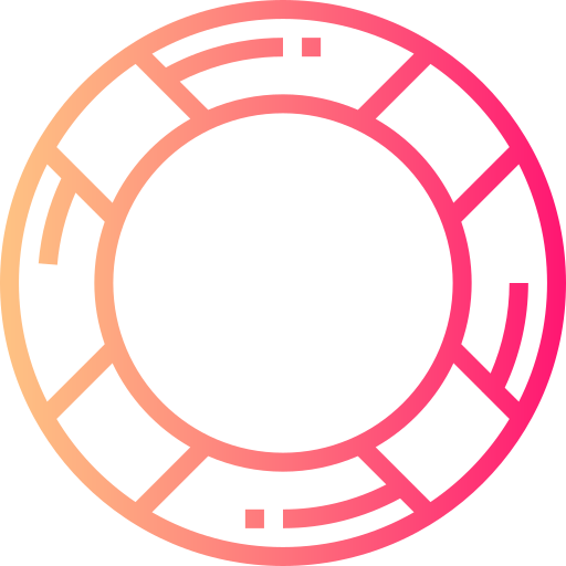 Спасательный круг Smalllikeart Gradient иконка
