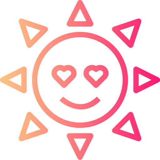 태양 Smalllikeart Gradient icon