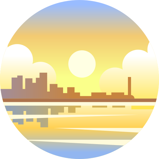 Sunshine coast Generic Circular icon
