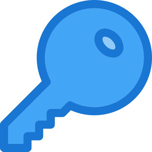 sleutel Deemak Daksina Blue icoon