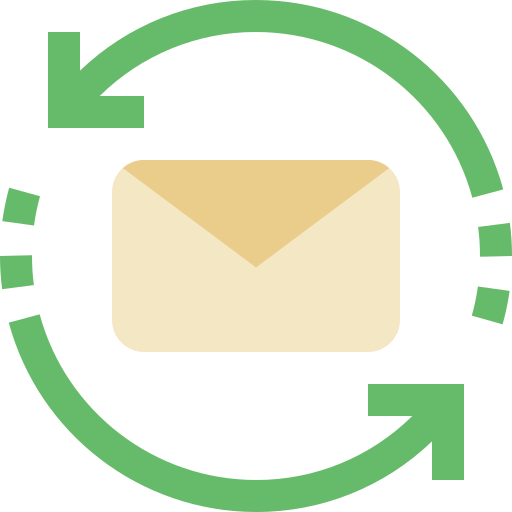 Email Pixelmeetup Flat icono