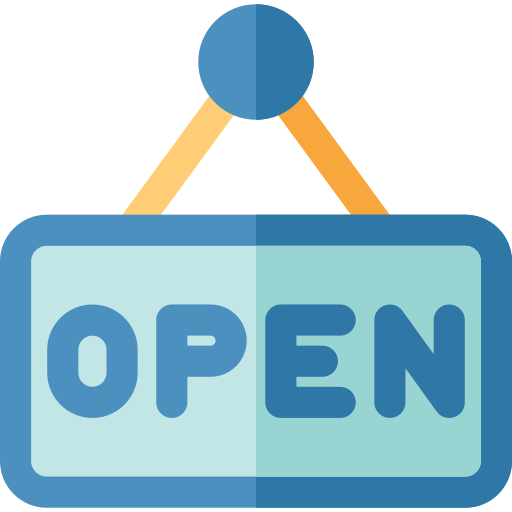 Open Basic Rounded Flat icon