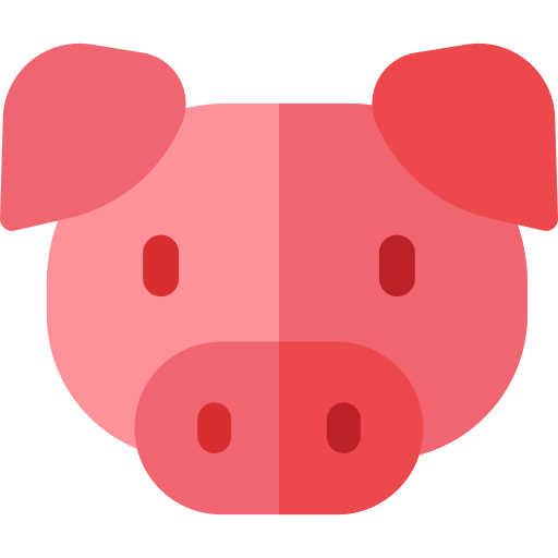 Cerdo Basic Rounded Flat icono