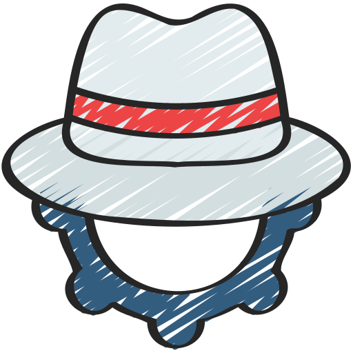 sombrero blanco Juicy Fish Sketchy icono