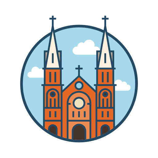 kirche Generic color lineal-color icon