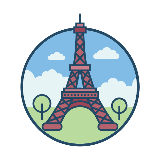 Paris Generic color lineal-color icon