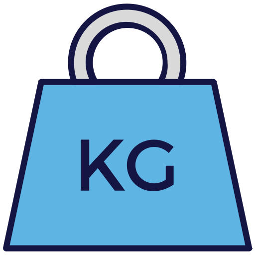 Weight Generic color lineal-color icon