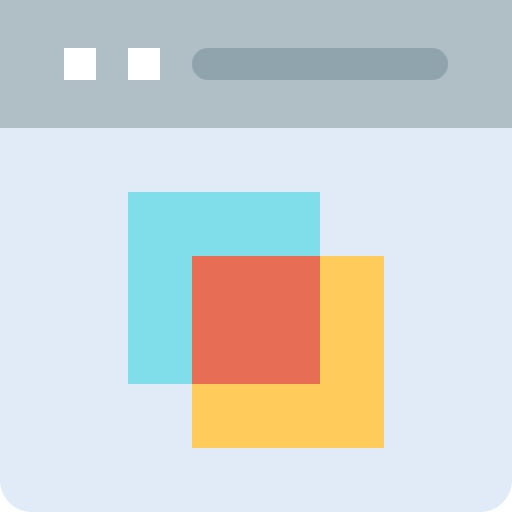 Überschneidung Pixelmeetup Flat icon
