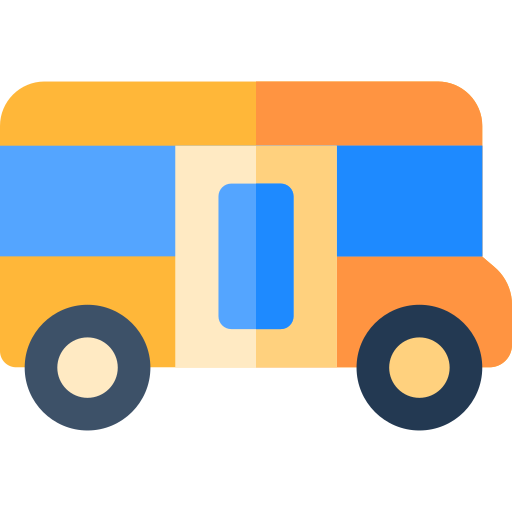 버스 Basic Rounded Flat icon