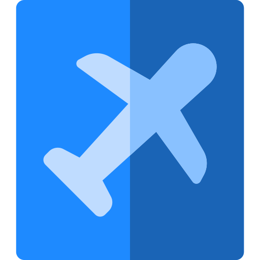 Airport Basic Rounded Flat icon