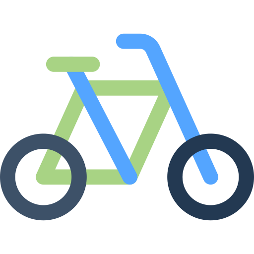 Bicycle Basic Rounded Flat icon