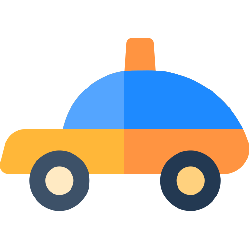 Taxi Basic Rounded Flat icon