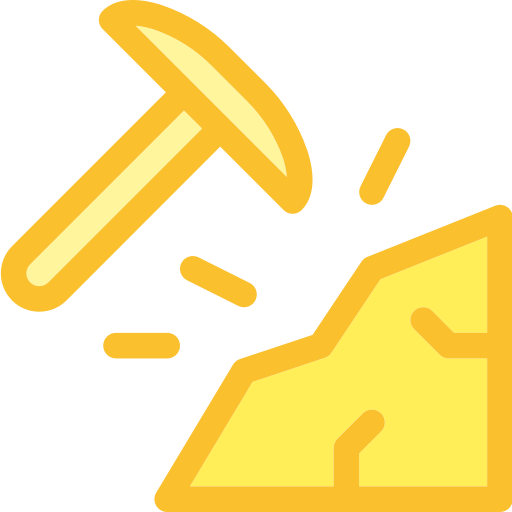 minería bitcoin Deemak Daksina Yellow icono