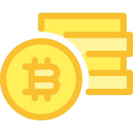 bitcoin Deemak Daksina Yellow icona