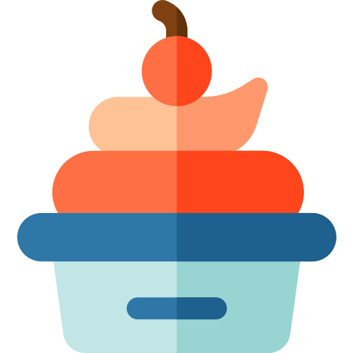 dessert Basic Rounded Flat icon