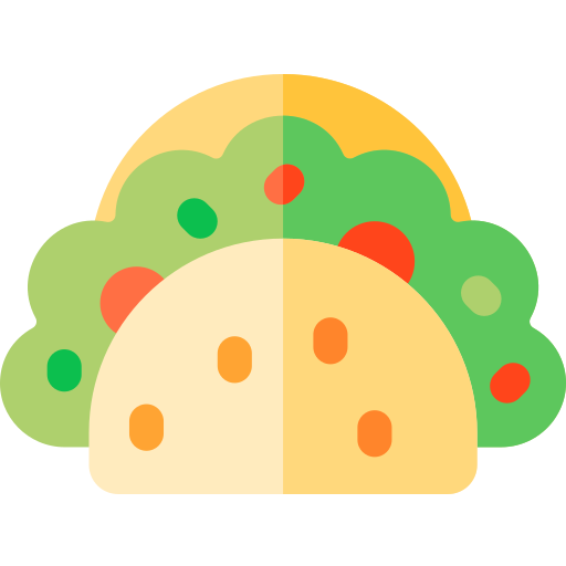 Taco Basic Rounded Flat icono