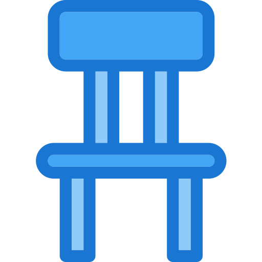 stoel Deemak Daksina Blue icoon