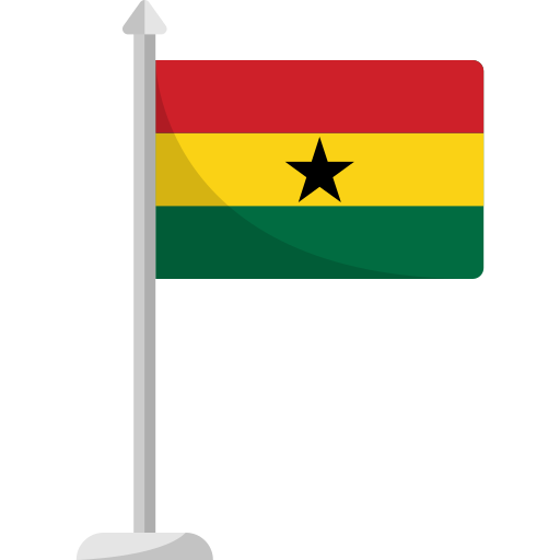 ghana flagge Generic color fill icon