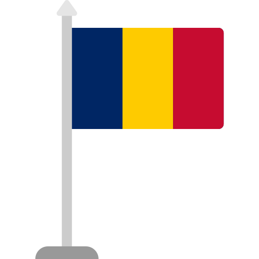 drapeau du tchad Generic color fill Icône