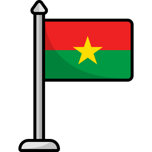 Burkina faso flag Generic color lineal-color icon