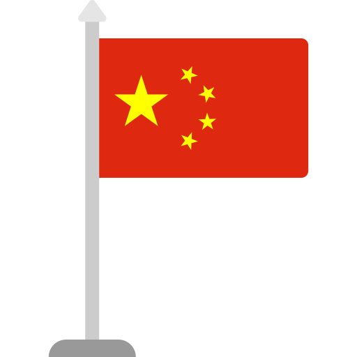 bandeira da china Generic color fill Ícone