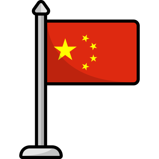 China flag Generic color lineal-color icon