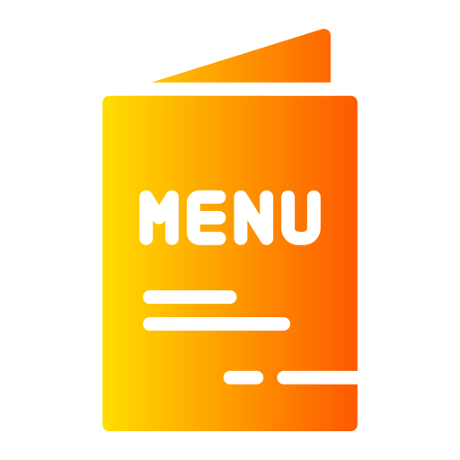 menu restauracji Generic gradient fill ikona