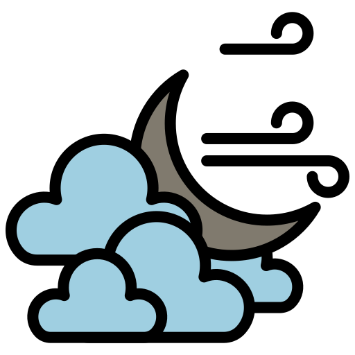 Night wind Generic color lineal-color icon
