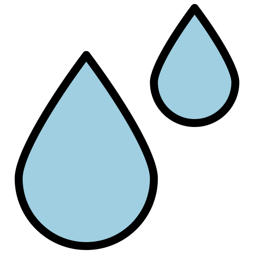 krople wody Generic color lineal-color ikona