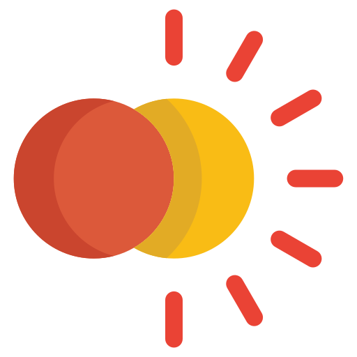 sonnenfinsternis Generic color fill icon