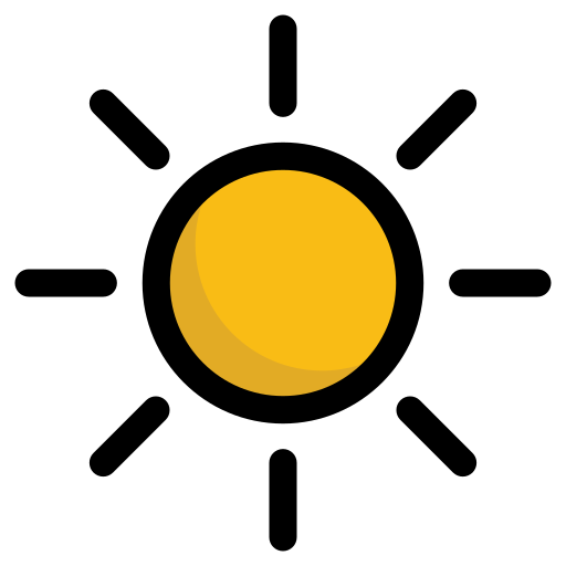 soleil Generic color lineal-color Icône