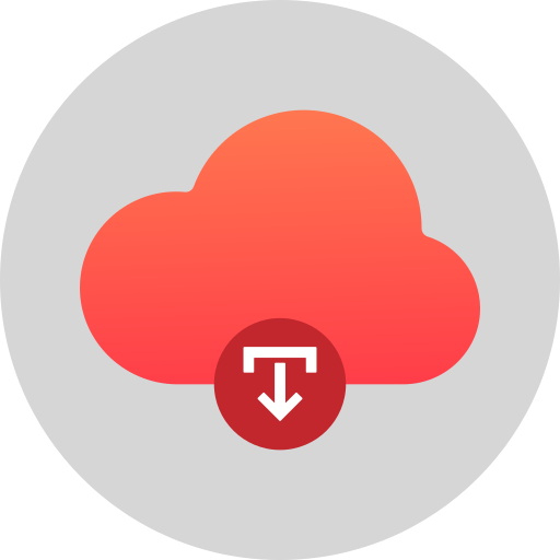 Cloud access Generic gradient fill icon